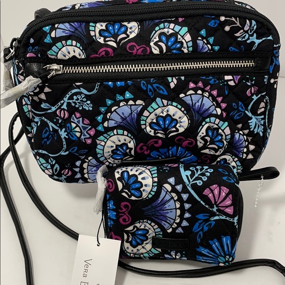 NWT Vera Bradley Crossbody Bag And Matching Wallet - Picture 2 of 7